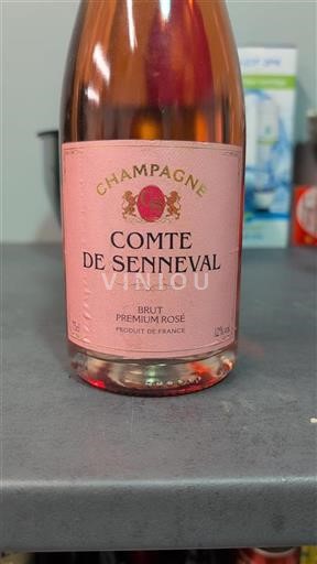 Champagne Šampanské Comte De Senneval Brut Premium Rosé Neročník