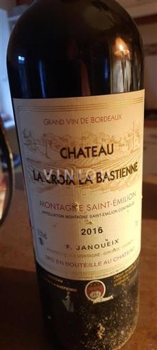 Bordeaux Montagne Saint-Émilion Château La Croix La Bastienne 2016