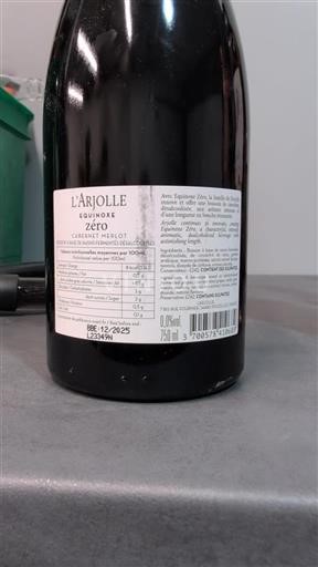 Languedoc Ospecificerad Domaine L'arjolle Équinoxe Zéro Icke årgångsbetecknad