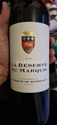 Bordeaux Marquis De Bordeaux La Réserve du Marquis 2018