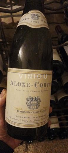 Vin Rouge sec Deschamps Carnet 2005 France Bourgogne Aloxe-Corton