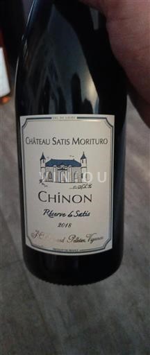 Loirevallei Chinon Château Satis Morituro Réserve de Satis 2018