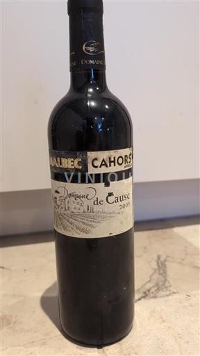 Sud-Ovest Cahors Domaine Cause 2009