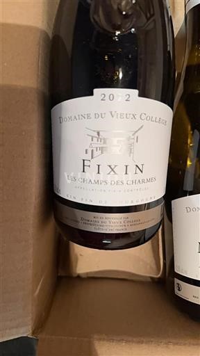 Burgundy Fixin Domaine Vieux College Les Champs des Charmes 2022