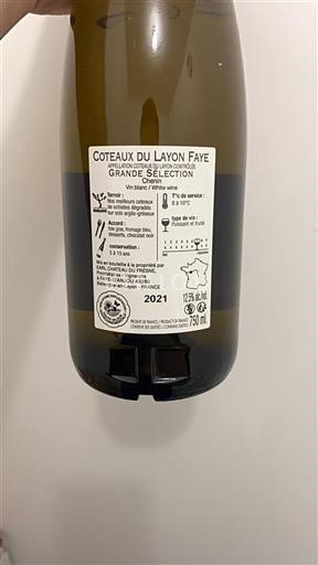 Údolí Loiry Coteaux-du-Layon Château Fresne Grande Sélection 2021