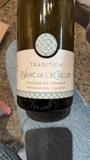 Lyonnais Coteaux-du-Lyonnais Regis Descotes Blanc de l'Ecailler 2023