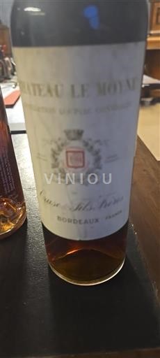 Vin Rouge sec Château Lemoyne Non millésimé France Bordeaux Loupiac