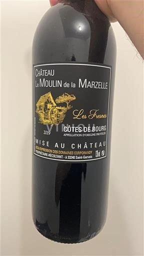 Bordeaux Côtes-de-bourg Château Le Moulin De La Marzelle Les Fresnes 2019