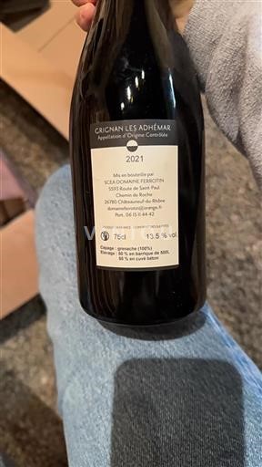 Valle del Rodano Grignan-les-adhémar Domaine Ferrotin 2021