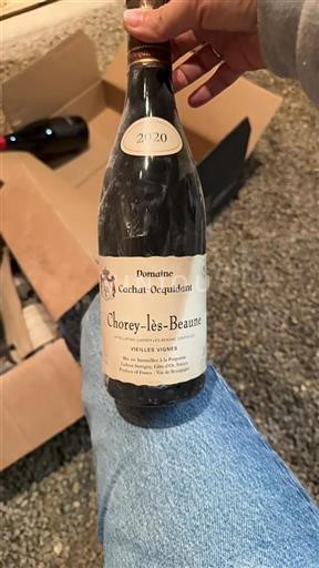 Bourgondië Chorey-lès-Beaune Cachatocquidant Vieilles Vignes 2020
