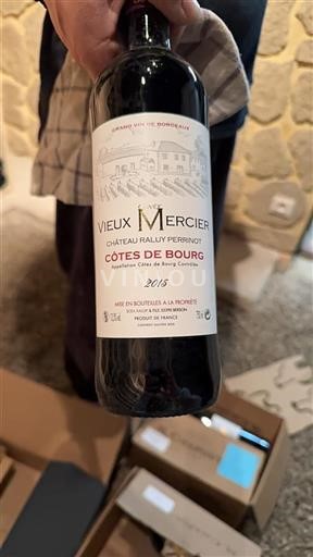 Bordeaux Côtes-de-bourg Château Raluy Perrinot Vieux Mercier 2015