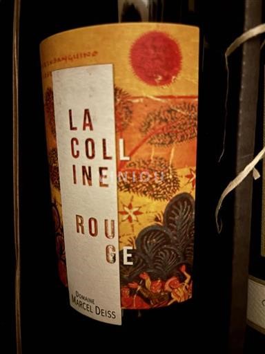 Vin Rouge sec La Colline Rouge Marcel Deiss 2022 France Alsace