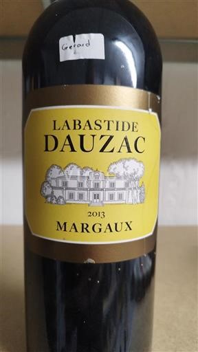 Bordeaux Margaux La Bastide Dauzac 2013