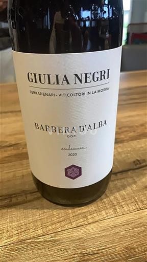 Piemont Barbera d'Alba Giulia Negri 2020