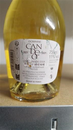 Jihozápad Côtes de Gascogne Domaine Candeo Gros Manseng Doux 2021