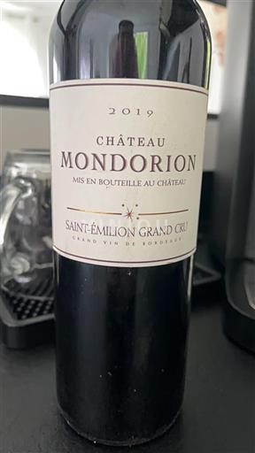 Bordeaux Saint-Émilion Grand Cru Château Mondorion 2019