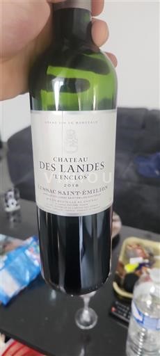 Burdeos Lussac-Saint-Émilion Château Des Landes L'Enclos 2018