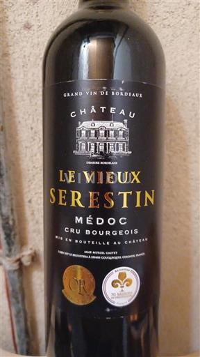 Bordeaux Médoc Cru Bourgeois Château Le Vieux Serestin 2020