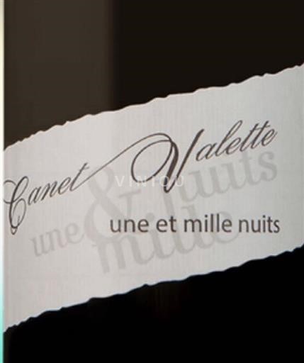 Languedoc Saint-Chinian Canet Valette Une et mille nuits 2019