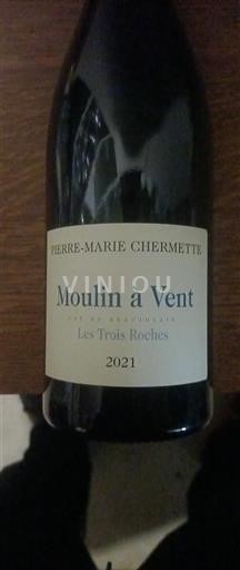 Beaujolais Moulin-à-vent Pierremarie Chermette Les Trois Roches 2021
