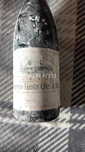Borgogna Hautes Côtes de Nuits Simon Paul Et Colette 1999