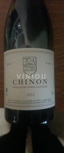 Vallée de la Loire Chinon Philippe Alliet 2022