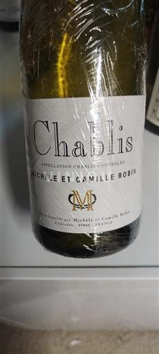Bourgogne Chablis Michèle Et Camille Robin Icke årgångsbetecknad