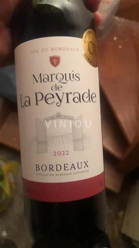 Bordeaux Marquis de la Peyrade 2022