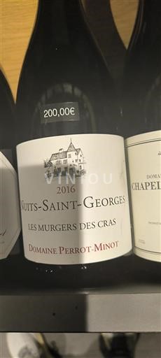Bourgondië Nuits-saint-georges Domaine Perrotminot Les Murgers des Cras 2016