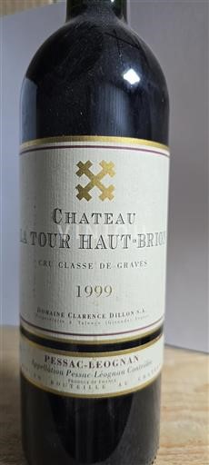 Bordeaux Pessac-Léognan Grand Cru Château La Tour Hautbrion 1999