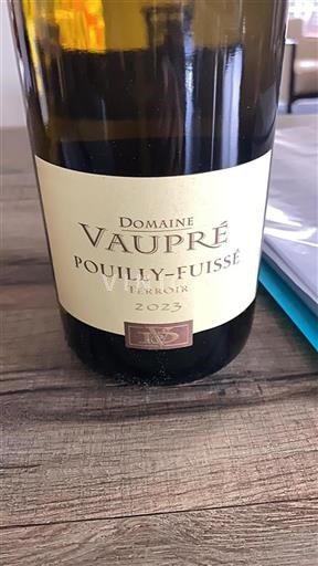 Burgundija Pouilly-fuissé Domaine Vaupré Terroir 2023