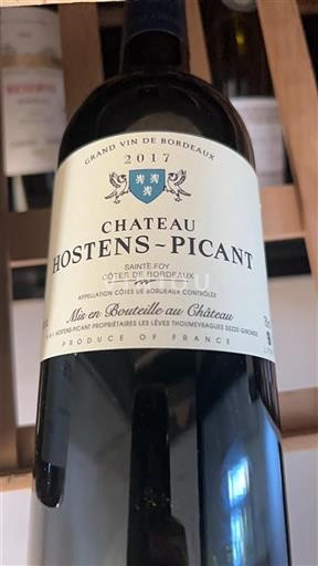 Bordeaux Non specificato Château Hostenspicant 2017