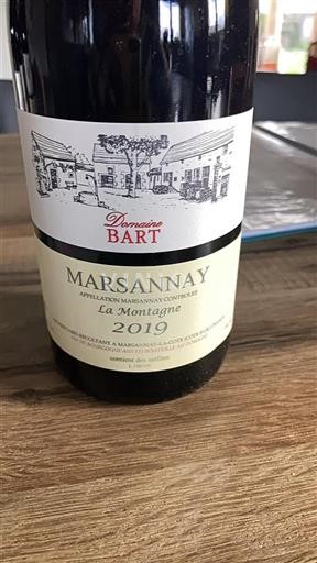 Borgogna Marsannay Grand Cru Domaine Bart La Montagne 2019