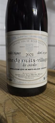 Bourgogne Côte de Nuits-Villages Armelle Et Jeanmichel Molin Les Créoles 2021