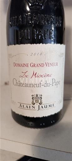 Rhône Valley Châteauneuf-du-Pape Domaine Grand Veneur Le Miocène 2014