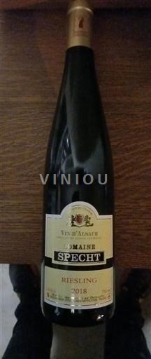 Alsácia Domaine Specht Riesling 2018