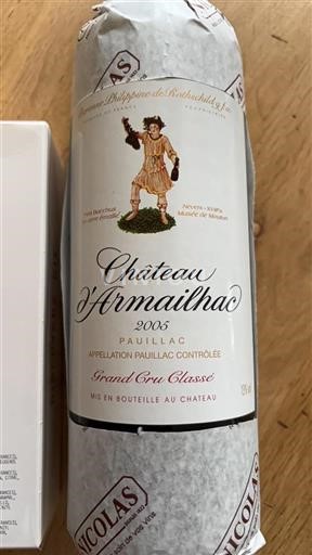 Bordeaux Pauillac Grand Cru Château Armailhac 2005