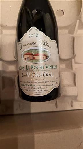 Burgundy Mâcon and Mâcon-Villages Domaine Chêne La roche vineuse 2020