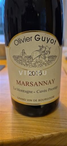 Burgundy Marsannay Olivier Guyot La Montagne - Prestige 2015
