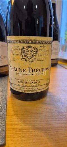 Bourgogne Ospecificerad Premier Cru Maison Louis Jadot Beaune Theurons Icke årgångsbetecknad