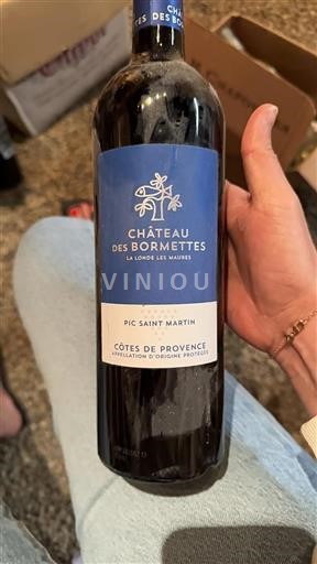 Provence Côtes de Provence Château Des Bormettes Pic Saint Martin 2019