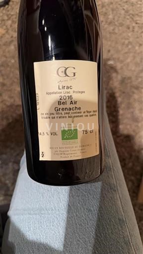 Vallée du Rhône Lirac Domaine Crosa Granier Bel Air 2016