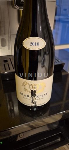 Burgundy Marsannay Domaine Fourrey Et Beaudeclair 2010