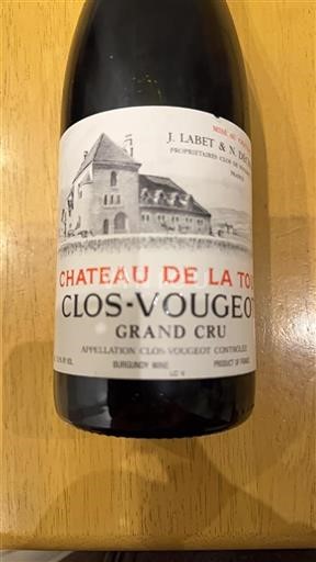Burgundy Clos de Vougeot Grand Cru Domaine Latour 2012