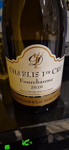 Burgundi Chablis Premier Cru Domaine Yvon & Laurent Vocoret Fourchaume 2020