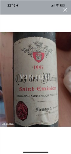 Bordeaux Saint-Émilion Clos Des Moines 1997