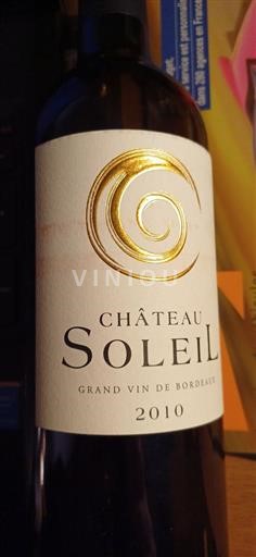 Bordeaux Puisseguin-saint-émilion Château Soleil 2010