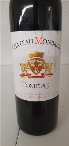 Vin Rouge sec Château Monbrun 2009 France Bordeaux Pomerol AOC