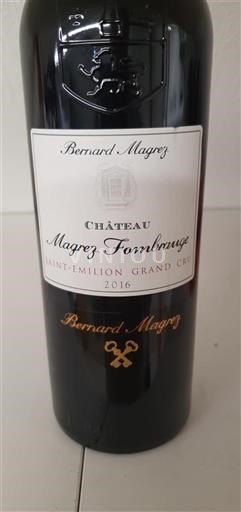 Bordeaux Saint-Émilion Grand Cru Grand Cru Magrez Fombrauge 2016