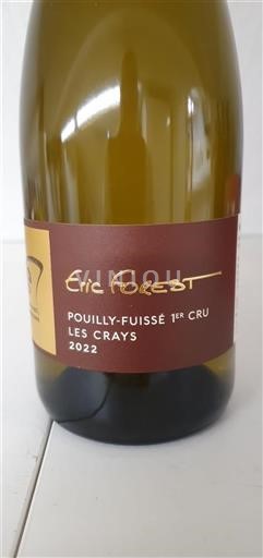 Burgundsko Pouilly-fuissé Premier Cru Domaine Eric Forest Les Crays 2022